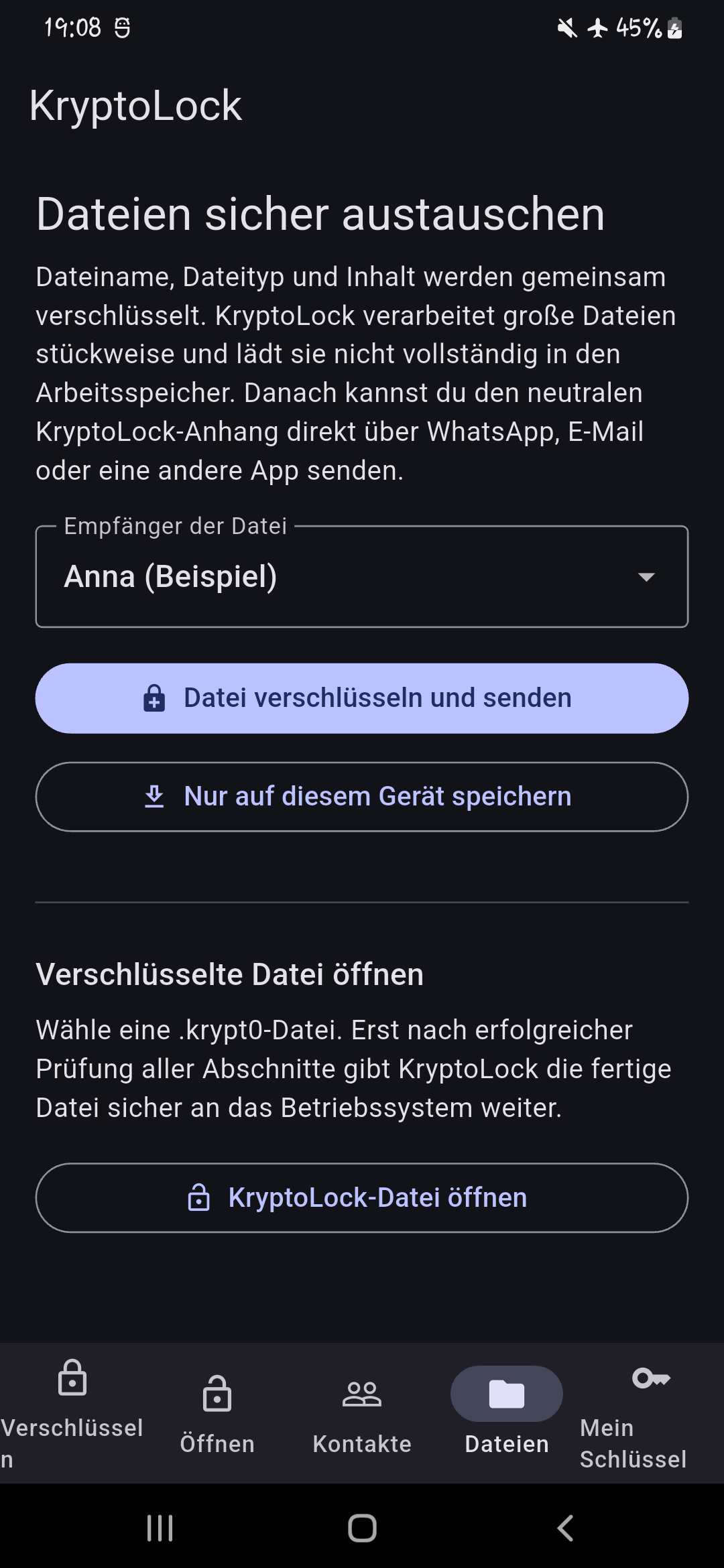Geschützter Dateiworkflow